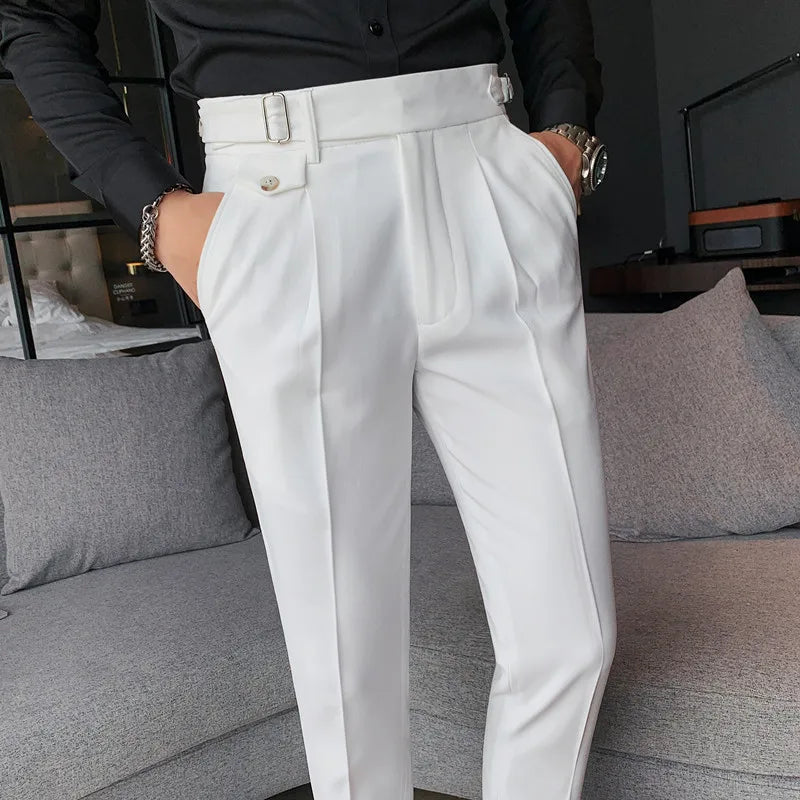 Pantalón de Vestir Slim Fit Gurkha para Hombre Leonardo Stefano Romano®