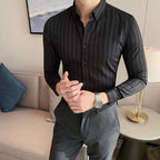 Camisa de Vestir Slim para Hombre Stefano Romano®