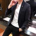 Blazer Sport Fino Moderno Algodón para Hombre Luca Stefano Romano®