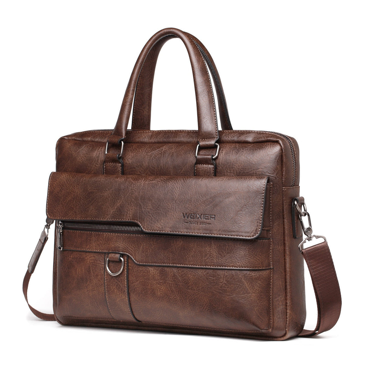 Bolsa de Cuero Genuino para Hombre Stefano Romano®