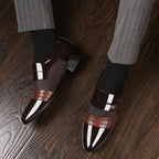 Zapato de Cuero Charolado para Hombre Alessandro Stefano Romano®