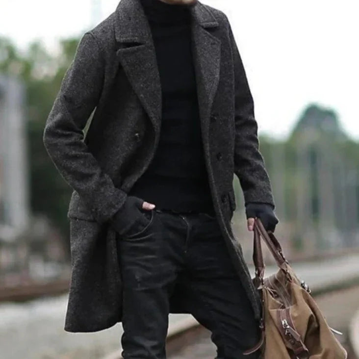 Abrigo Cruzado Corte Regular para Hombre Marco Stefano Romano®