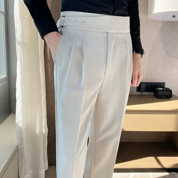 Pantalón de Vestir Slim Fit Gurkha para Hombre Lorenzo Stefano Romano®