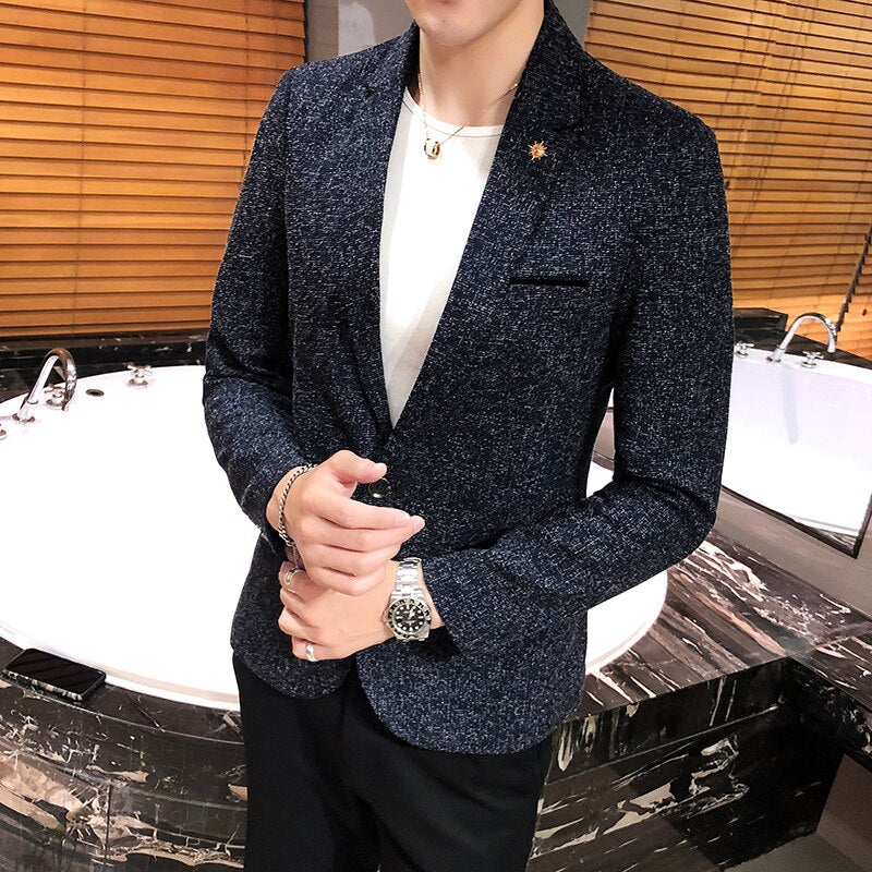 Blazer Sport Fino Moderno Algodón para Hombre Luca Stefano Romano®