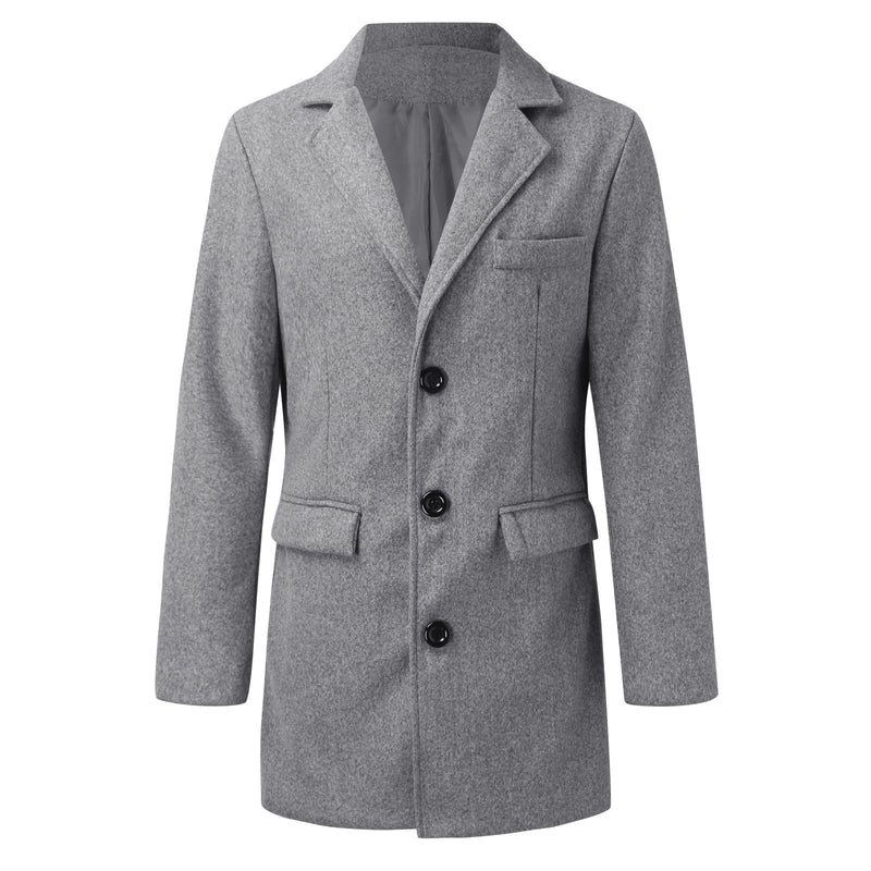 Abrigo de Lana de Diseñador para Hombre Stefano Romano®