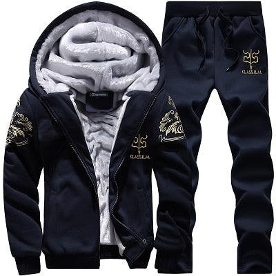 Conjunto de Sudadera de Lana para Hombre Dark Stefano Romano®