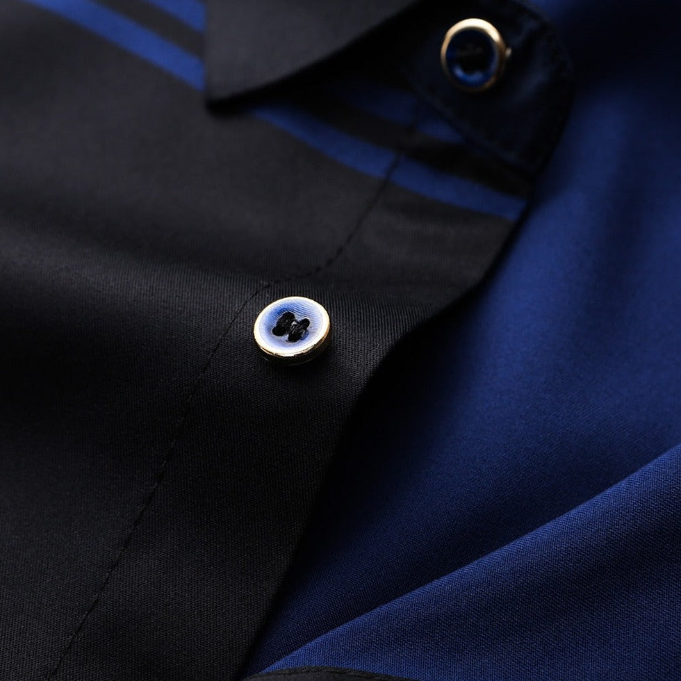 Camisa de Manga Larga a Cuadros Premium para Hombre Stefano Romano®