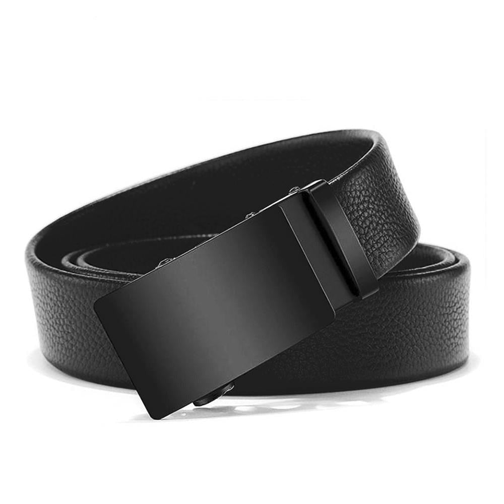 Cinturón Negro de Cuero para Hombre Stefano Romano®