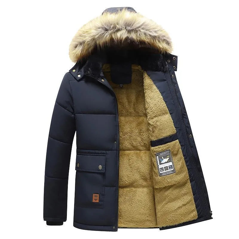 Chamarra Parka con Forro de Lana para Hombre Stefano Romano®