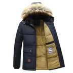 Chamarra Parka con Forro de Lana para Hombre Stefano Romano®