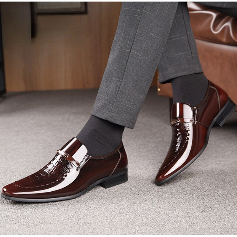 Zapato de Cuero Charolado para Hombre Marco Stefano Romano®