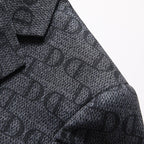 Blazer Plus Size Diseñador Poliéster para Hombre Enzo Stefano Romano®