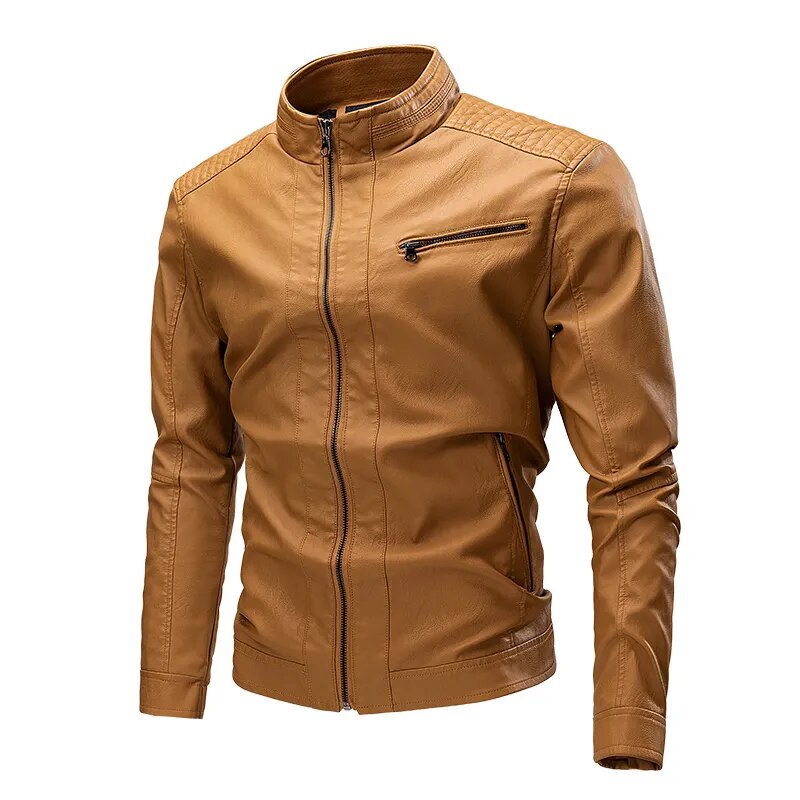 Chamarra de Cuero para Hombre Antonio Stefano Romano®
