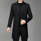 Abrigo de Lana de Diseñador Corte Regular para Hombre Marco Stefano Romano®