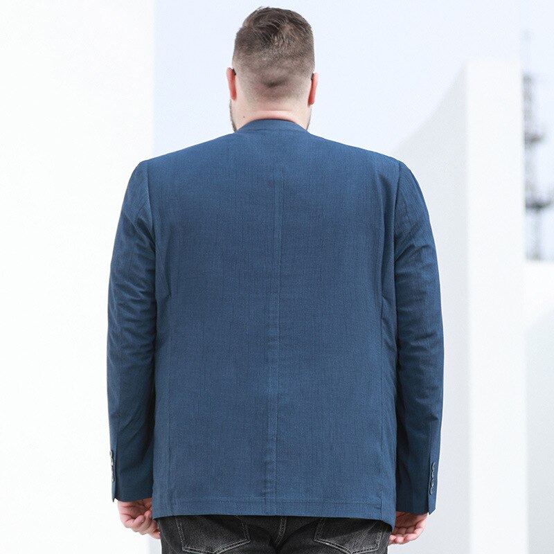 Blazer Plus Size Diseñador Poliéster para Hombre Luca Stefano Romano®