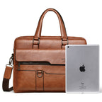 Bolsa de Cuero Genuino para Hombre Stefano Romano®