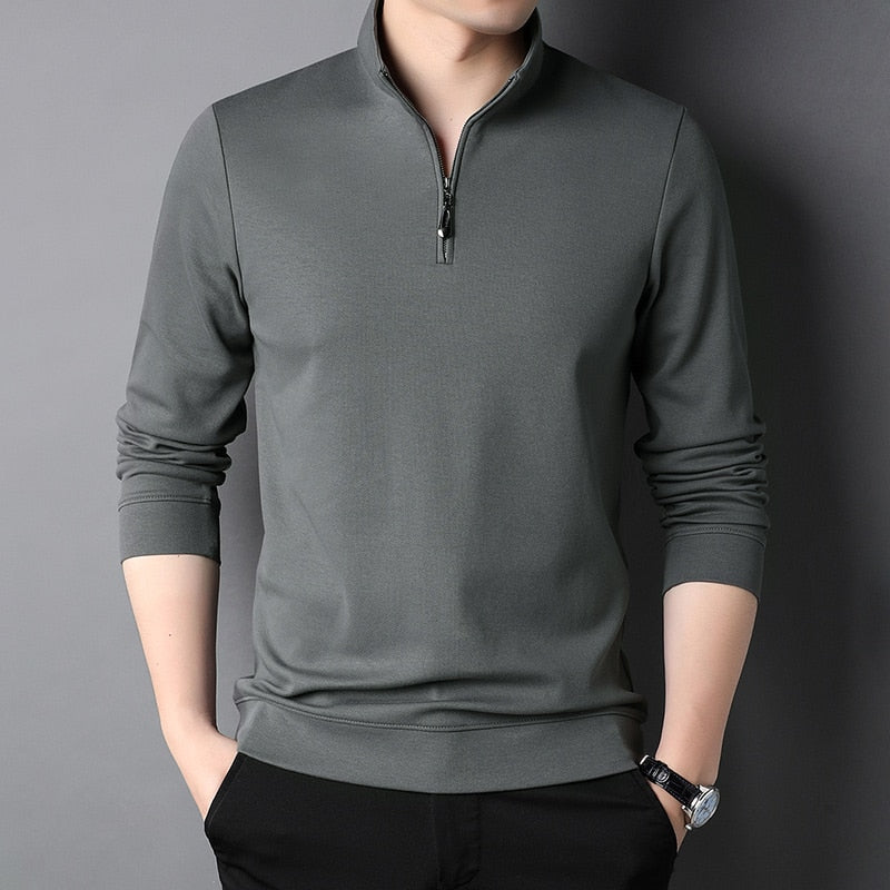 Camisa de Manga Larga con Cierre para Hombre Stefano Romano®