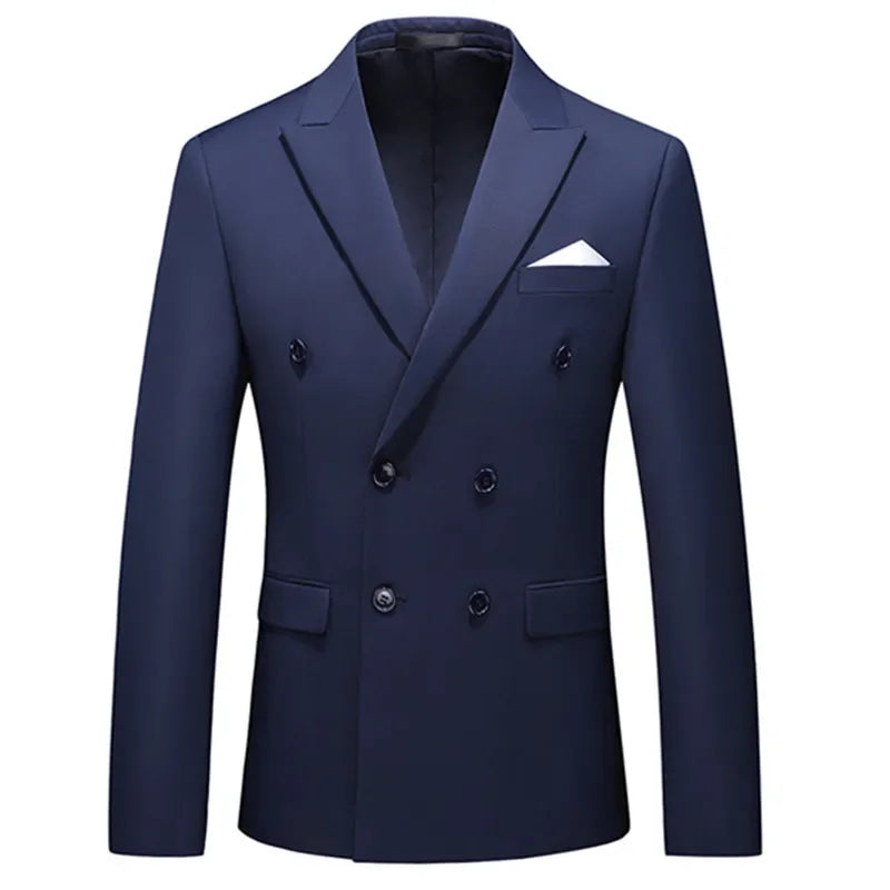 Blazer Slim Cruzado para Hombre Alessandro Stefano Romano®