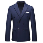 Blazer Slim Cruzado para Hombre Alessandro Stefano Romano®