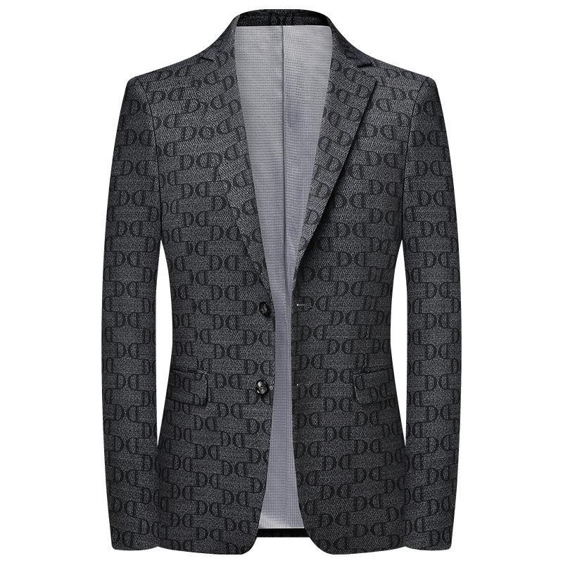 Blazer Plus Size Diseñador Poliéster para Hombre Enzo Stefano Romano®