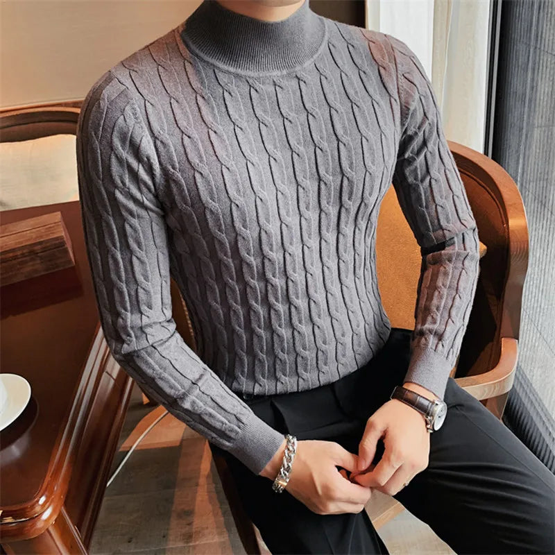 Suéter de Cuello Alto para Hombre Milan Stefano Romano®