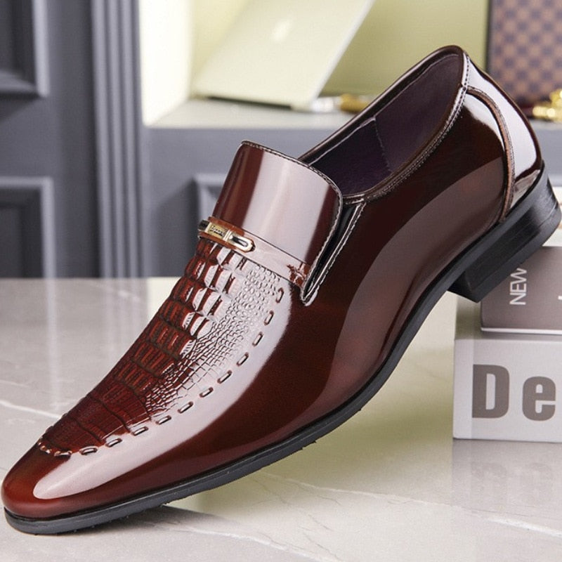 Zapato de Cuero Charolado para Hombre Marco Stefano Romano®