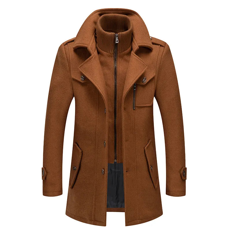 Abrigo Cuello Polo para Hombre de Diseñador Stefano Romano®