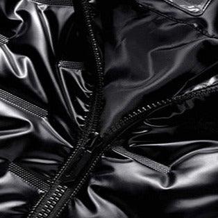 Abrigo Negro para Hombre Acolchado Burbuja Stefano Romano®