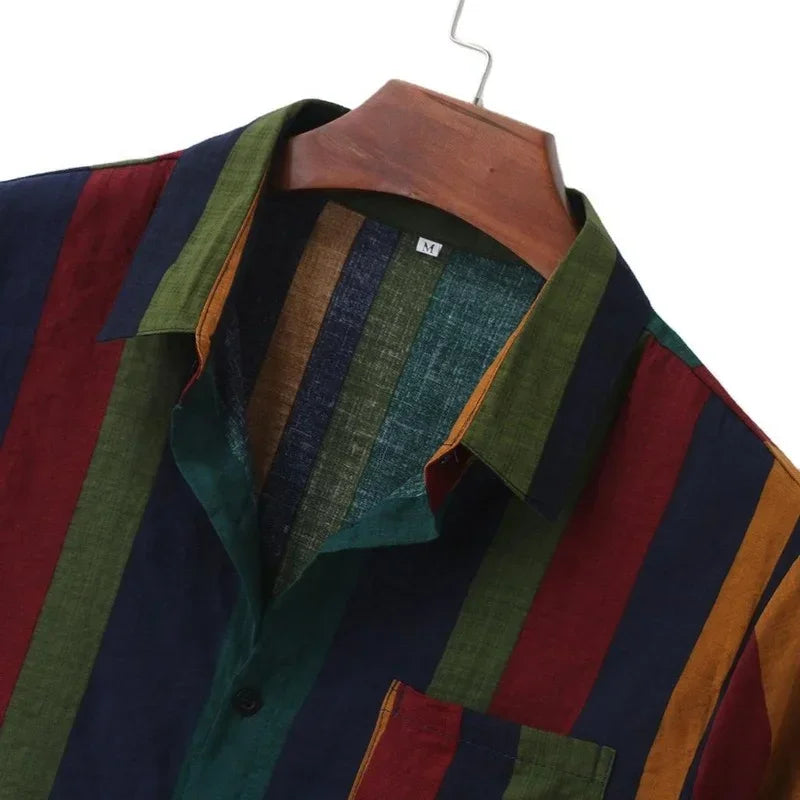 Camisa a Rayas para Hombre Trento Stefano Romano®