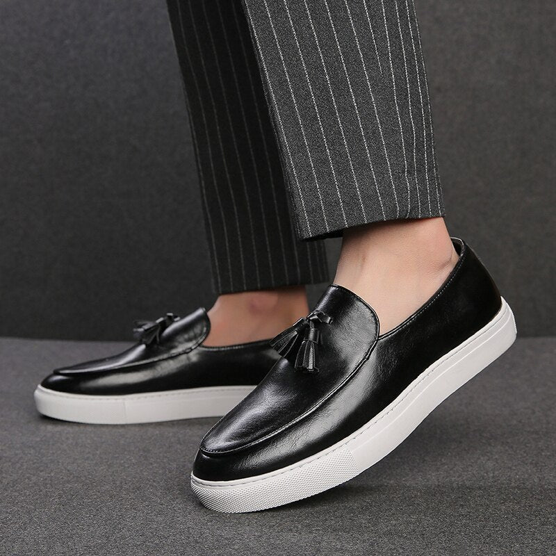 Zapato Mocasín de Cuero para Hombre Fèvre Stefano Romano®
