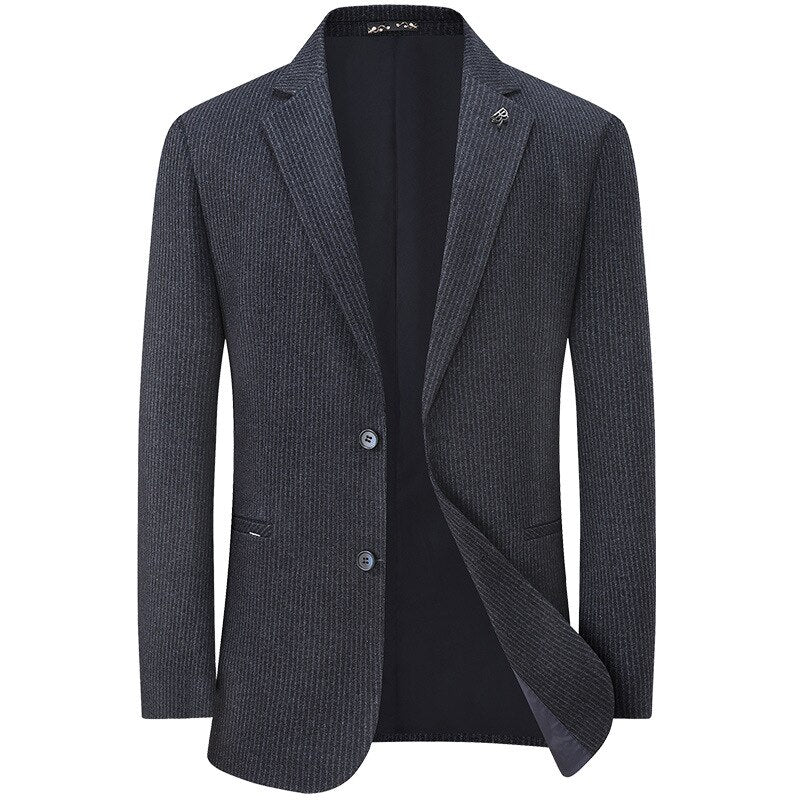 Blazer Plus Size Diseñador Poliéster para Hombre Alessandro Stefano Romano®