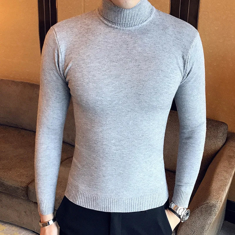 Suéter Cuello Alto Sastrería Italiana para Hombre Alessandro Stefano Romano®