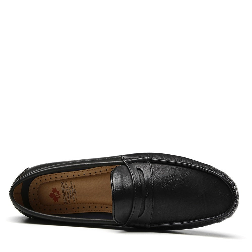 Mocasín de Cuero Genuino Antiderrapante para Hombre Stefano Romano®
