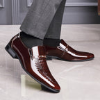 Zapato de Cuero Charolado para Hombre Marco Stefano Romano®