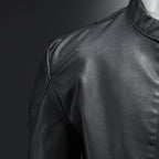 Chamarra de Cuero Casual para Hombre Stefano Romano®