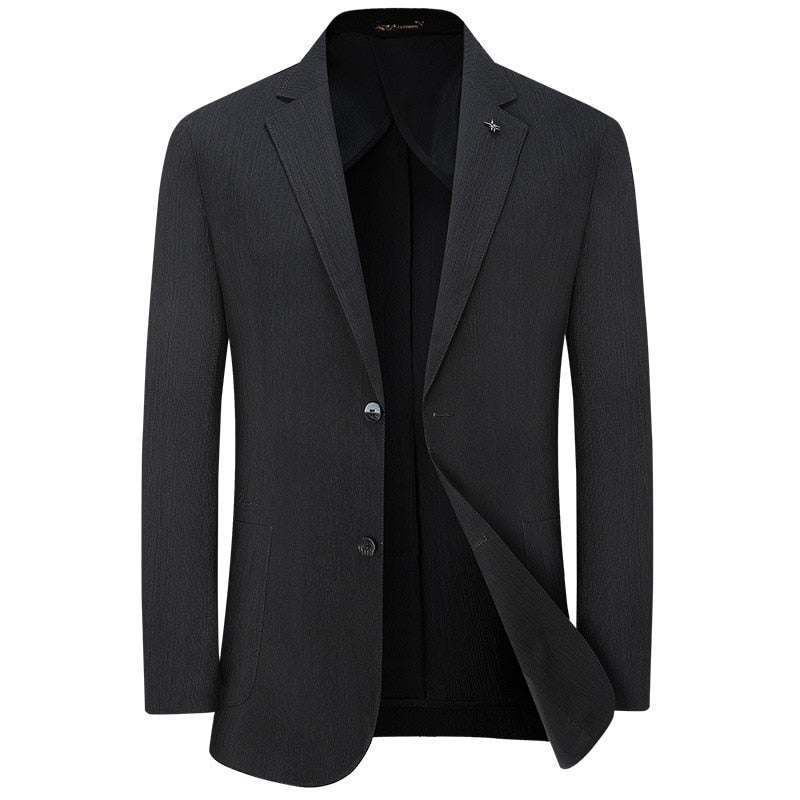 Blazer Plus Size Diseñador Poliéster para Hombre Luca Stefano Romano®