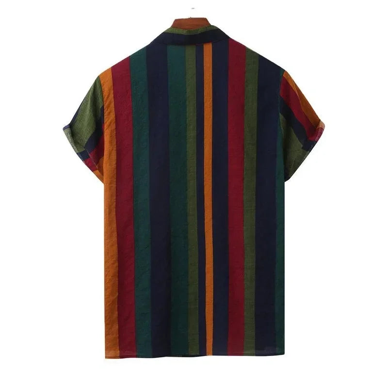 Camisa a Rayas para Hombre Trento Stefano Romano®