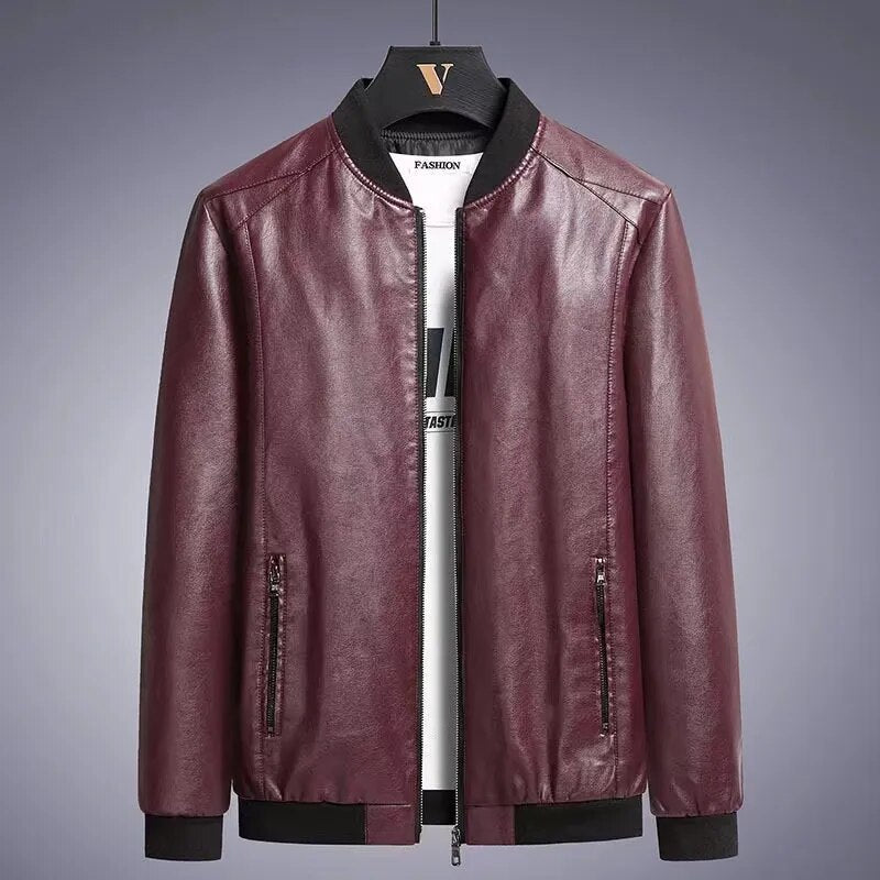 Chamarra de Cuero para Hombre Enzo Stefano Romano®