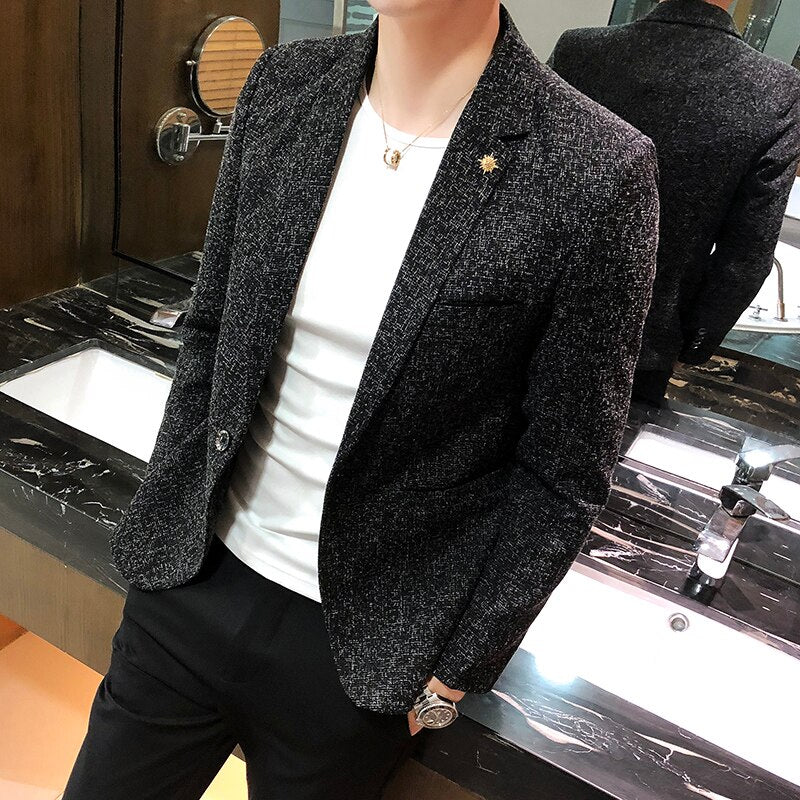 Blazer Sport Fino Moderno Algodón para Hombre Luca Stefano Romano®