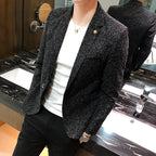 Blazer Sport Fino Moderno Algodón para Hombre Luca Stefano Romano®