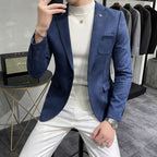 Blazer Slim Fit Británico para Hombre Stefano Romano®