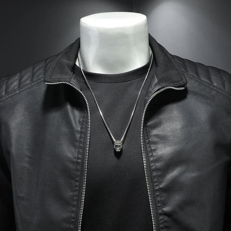 Chamarra de Cuero para Hombre Luca Stefano Romano®