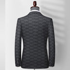 Blazer Plus Size Diseñador Poliéster para Hombre Enzo Stefano Romano®