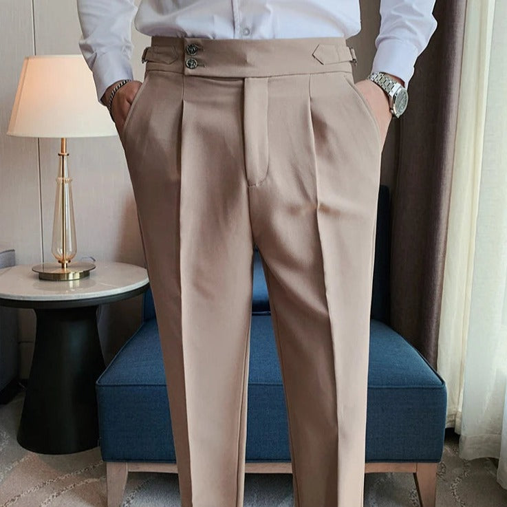 Pantalón de Sastre Algodón para Hombre Stefano Romano®