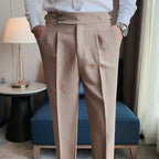 Pantalón de Sastre Algodón para Hombre Stefano Romano®