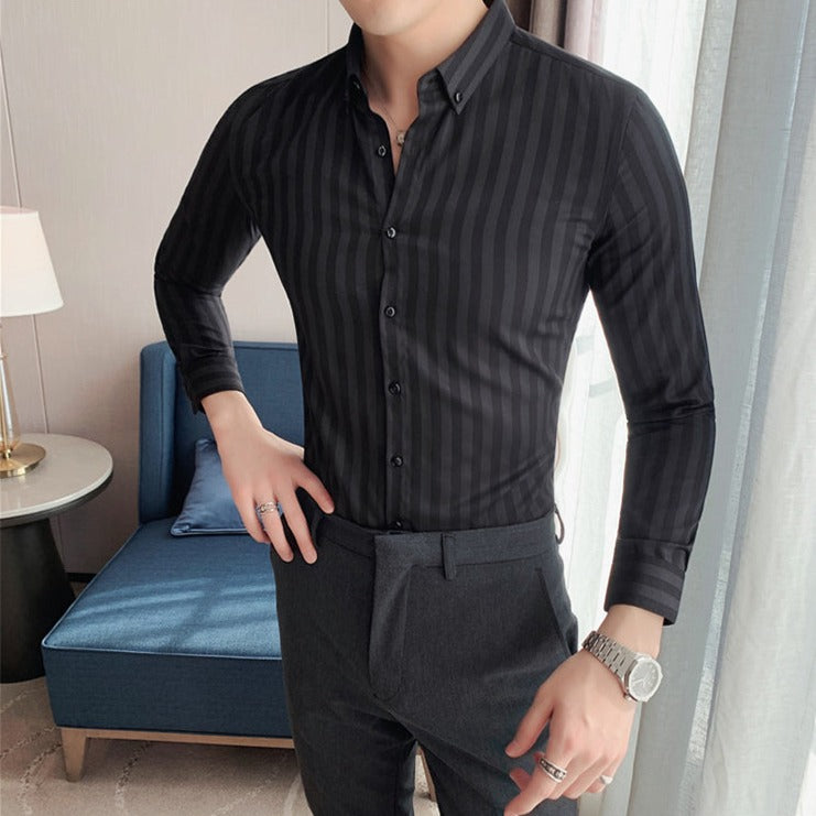 Camisa de Vestir Slim para Hombre Stefano Romano®