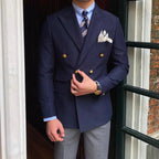 Blazer Slim Cruzado para Hombre Marco Stefano Romano®