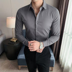Camisa de Vestir Poliéster para Hombre Luca Stefano Romano®