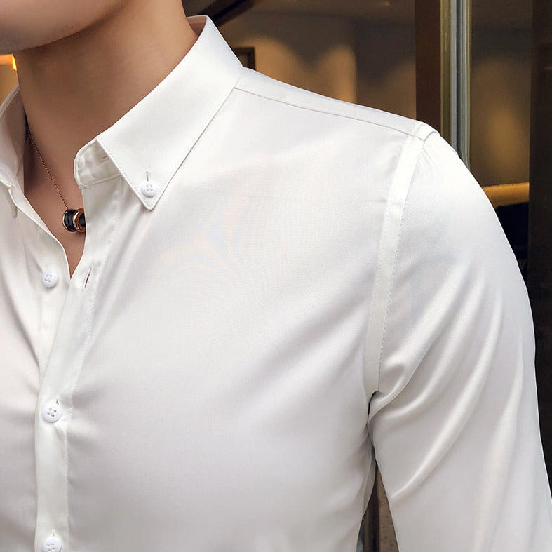 Camisa de Vestir Slim para Hombre Elegance Stefano Romano®