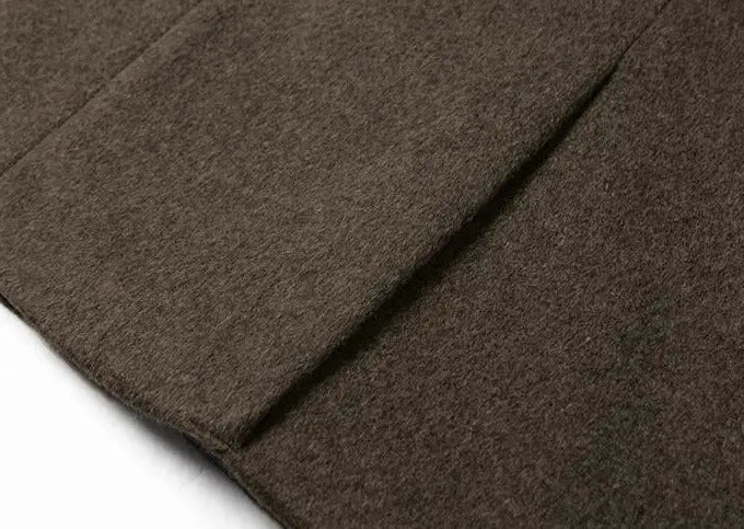 Abrigo de Lana de Diseñador Slim Fit para Hombre Luca Stefano Romano®